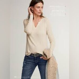 Cabi simple tee long sleeve. Size Small.